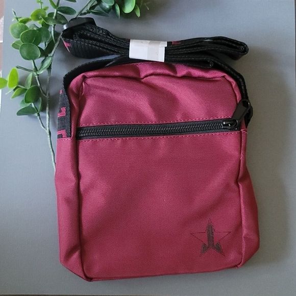 Jeffree Star Cosmetics * Burgundy Side Bag * Limited Edition * Valentine's 2020 - Picture 1 of 6
